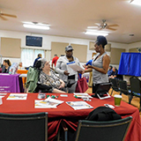 Community outreach Lewis Senior Center 2018